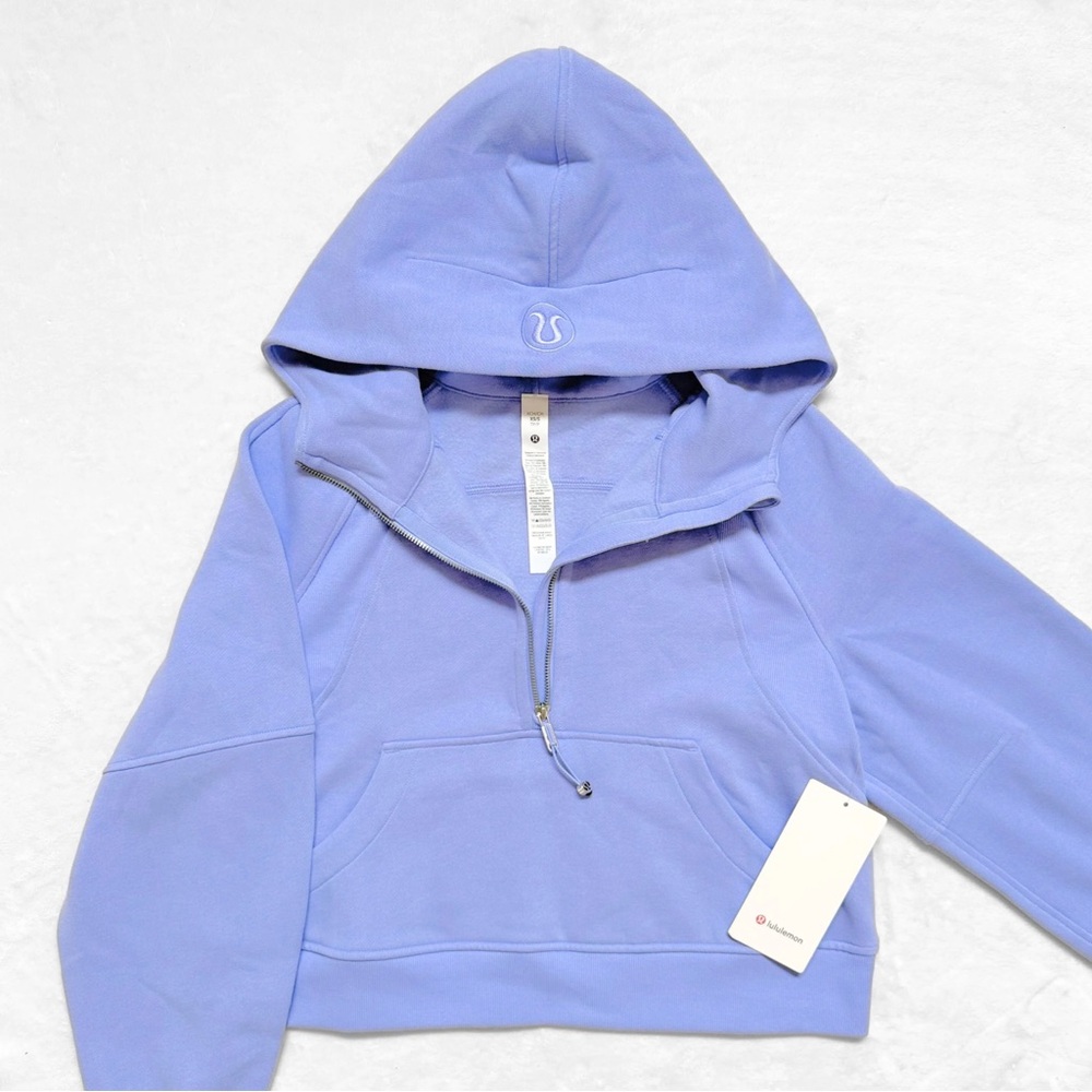 VERY RARE NWT Lululemon Scuba Oversized Half-Zip Hoodie – Dusty Lilac – XS/S - Picture 11 of 11